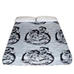 Monster Party - Hot Sexy Monster Demon With Ugly Little Monsters Fitted Sheet (Queen Size)
