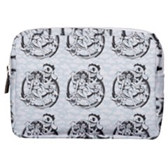 Monster Party - Hot Sexy Monster Demon With Ugly Little Monsters Make Up Pouch (medium) by DinzDas