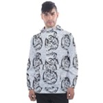 Monster Party - Hot Sexy Monster Demon With Ugly Little Monsters Men s Front Pocket Pullover Windbreaker