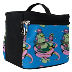 Monster And Cute Monsters Fight With Snake And Cyclops Make Up Travel Bag (small) by DinzDas