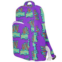 Jaw Dropping Comic Big Bang Poof Double Compartment Backpack by DinzDas