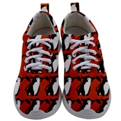  Bull In Comic Style Pattern - Mad Farming Animals Mens Athletic Shoes by DinzDas