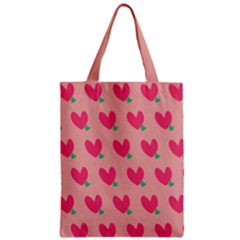 Hearts Zipper Classic Tote Bag by tousmignonne25