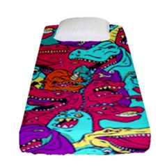 Dinos Fitted Sheet (single Size) by Sobalvarro