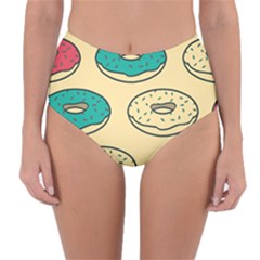 Donuts Reversible High-waist Bikini Bottoms by Sobalvarro