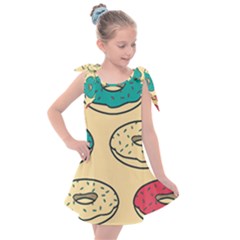 Donuts Kids  Tie Up Tunic Dress by Sobalvarro