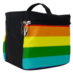 Original 8 Stripes Lgbt Pride Rainbow Flag Make Up Travel Bag (small) by yoursparklingshop