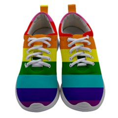 Original 8 Stripes Lgbt Pride Rainbow Flag Athletic Shoes by yoursparklingshop
