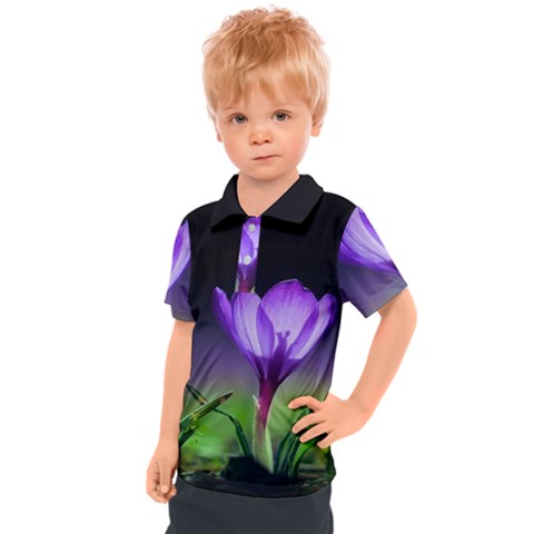 Floral Nature Kids  Polo Tee by Sparkle