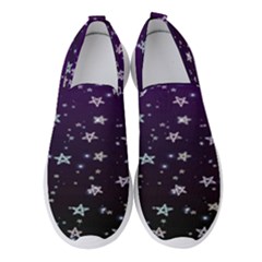 Stars Women s Slip On Sneakers by Sparkle
