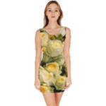 Yellow Roses Bodycon Dress