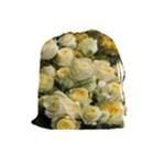 Yellow Roses Drawstring Pouch (Large)