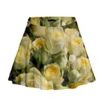 Yellow Roses Mini Flare Skirt