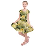 Yellow Roses Kids  Short Sleeve Dress