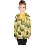 Yellow Roses Kids  Double Breasted Button Coat