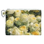 Yellow Roses Canvas Cosmetic Bag (XL)