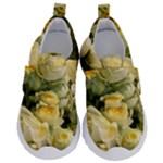 Yellow Roses Kids  Velcro No Lace Shoes