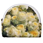 Yellow Roses Horseshoe Style Canvas Pouch