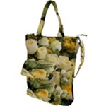 Yellow Roses Shoulder Tote Bag