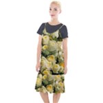 Yellow Roses Camis Fishtail Dress