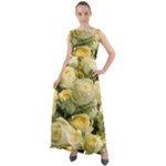 Yellow Roses Chiffon Mesh Boho Maxi Dress