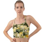 Yellow Roses Mini Tank Bikini Top