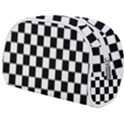 Black and white chessboard pattern, classic, tiled, chess like theme Makeup Case (Medium) View2