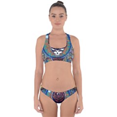 Grateful Dead Ahead Of Their Time Cross Back Hipster Bikini Set by Sapixe