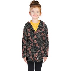 Dusty Roses Kids  Double Breasted Button Coat by BubbSnugg