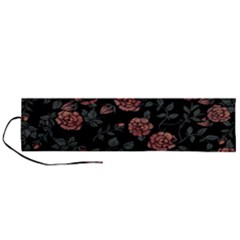 Dusty Roses Roll Up Canvas Pencil Holder (l) by BubbSnugg