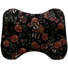 Raccoon Floral Head Support Cushion by BubbSnugg
