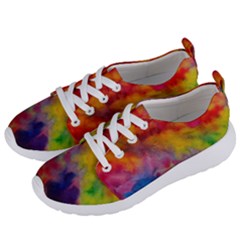 Colorful Watercolors Texture                                                 Women s Lightweight Sports Shoes by LalyLauraFLM
