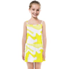 Golden Yellow Rose Kids  Summer Sun Dress by Janetaudreywilson