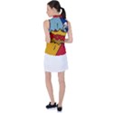 Pow Word Pop Art Style Expression Vector Women s Sleeveless Polo Tee View2