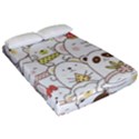 Cute-baby-animals-seamless-pattern Fitted Sheet (California King Size) View2
