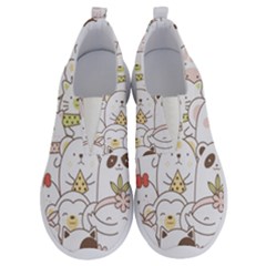 Cute-baby-animals-seamless-pattern No Lace Lightweight Shoes