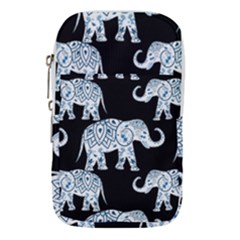 Elephant-pattern-background Waist Pouch (large) by Sobalvarro