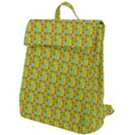 Lemon And Yellow Flap Top Backpack