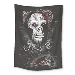 Monster Monkey From The Woods Medium Tapestry by DinzDas