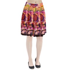 Fractured Colours Pleated Skirt by helendesigns