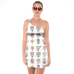 Female Reproductive System  One Soulder Bodycon Dress