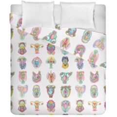 Female Reproductive System  Duvet Cover Double Side (california King Size)