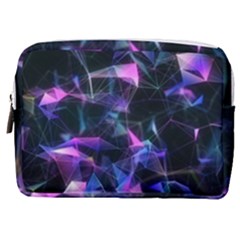 Abstract Atom Background Make Up Pouch (medium)