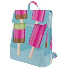 Ice Cream Parlour Flap Top Backpack