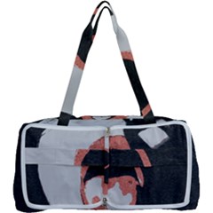 Wide Open And Ready - Kinky Girl Face In The Dark Multi Function Bag by Casemiro