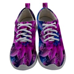 Fractal Flower Athletic Shoes by Sparkle