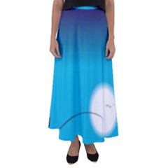 Fishing Flared Maxi Skirt by Sparkle