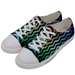 Digital Waves Women s Low Top Canvas Sneakers by Sparkle