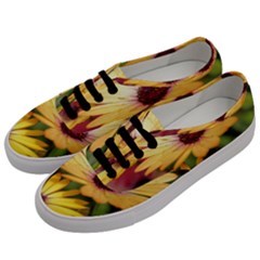 Yellow Flowers Men s Classic Low Top Sneakers by Sparkle