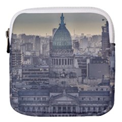 Buenos Aires Argentina Cityscape Aerial View Mini Square Pouch by dflcprintsclothing